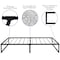 Flash Furniture Twin Platform Bed Frame and 12" Mattress Set XU-BD10-12PSM-T-GG - alternate 2
